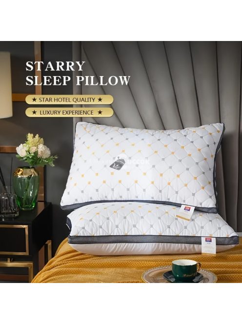 2db Luxus 3D Párna, vastagított huzattal