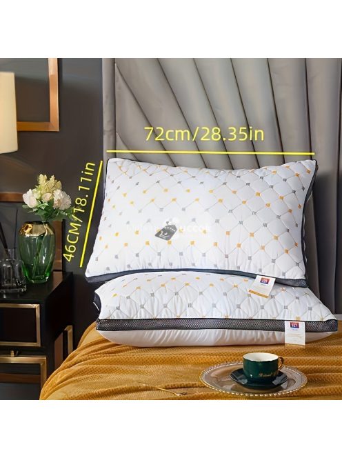 2db Luxus 3D Párna, vastagított huzattal