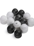 Hatszögű műanyag csavar- és anyavédő sapkakészlet