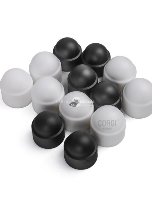 Hatszögű műanyag csavar- és anyavédő sapkakészlet