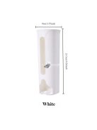 Műanyag zacskótartó, fali vagy szekrényre szerelhető adagoló