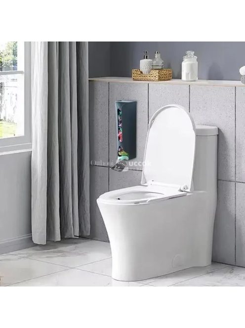 Műanyag zacskótartó, fali vagy szekrényre szerelhető adagoló