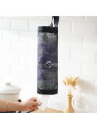 Fali műanyag zacskó tároló és rendszerező kosár