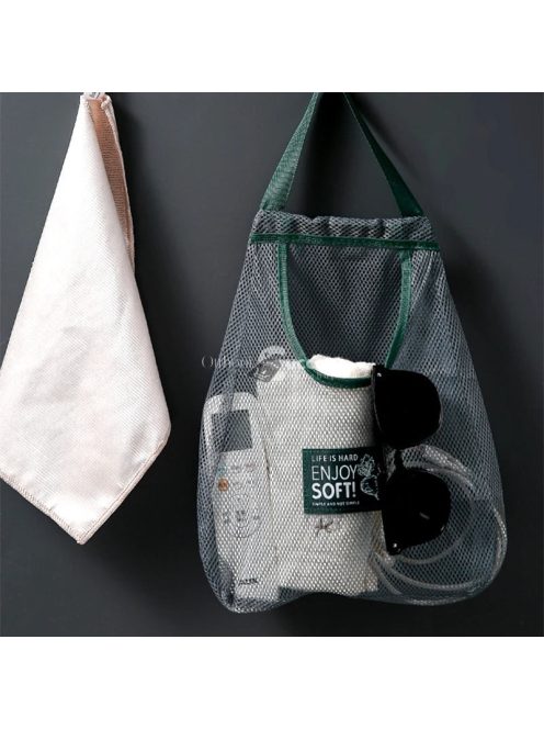 Konyhai hálós tárolózsák gyümölcsök, zöldségek és fokhagyma tárolására