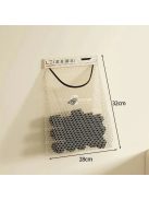 Konyhai hálós tárolózsák gyümölcsök, zöldségek és fokhagyma tárolására