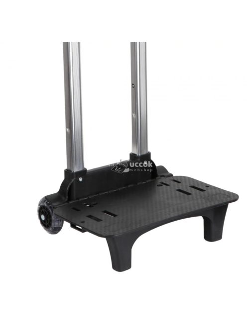 Gyerek hátizsákos kézikocsi, rózsaszín, összecsukható 2 kerekű húzós kocsi