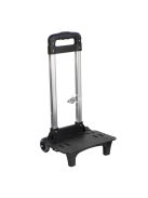 Gyerek hátizsákos kézikocsi, rózsaszín, összecsukható 2 kerekű húzós kocsi