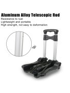 Összecsukható, hordozható kézikocsi, kétkerekű, 35 kg teherbírással