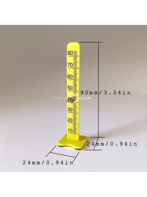 Sárga Öntapadós Cement Szintező Tű (1db)