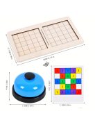 Fa blokk puzzle: Fejleszd a térlátást színes kockákkal