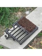 Erős Vintage Öntöttvas Cipőkefe Kaparóval