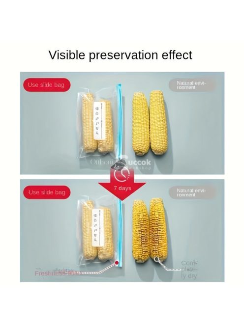 15db Szivárgásmentes Fagyasztózsákok Cipzárral