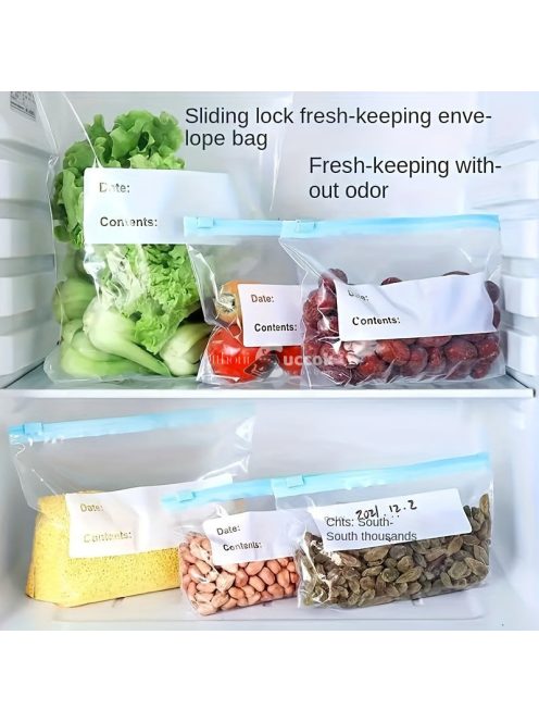 15db Szivárgásmentes Fagyasztózsákok Cipzárral