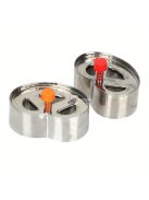 1 Db Rozsdamentes Acél Perecvágó Forma