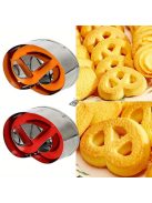 1 Db Rozsdamentes Acél Perecvágó Forma