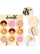 Fa Donut Falitartó Állvány