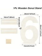 Fa édesség, fánk tartó állvány