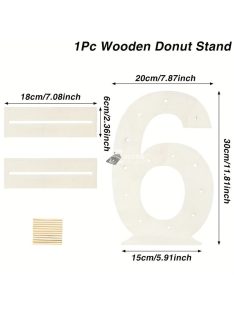 Fa édesség, fánk tartó állvány