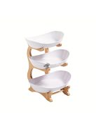 3 Szintes Modern Műanyag Gyümölcs- és Cukorkaállvány