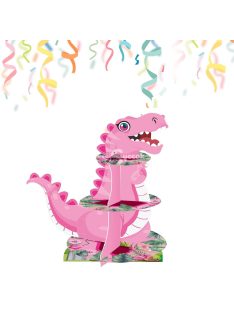 1db Dinoszaurusz mintázatú sütemény állvány
