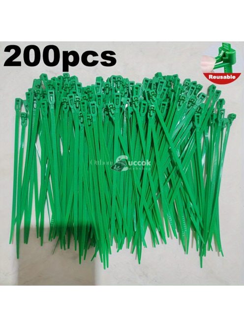 200db Erős Zöld Nylon Növénykötő