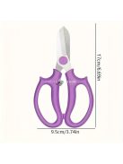 Professzionális metszőolló, kétoldali kényelmes fogantyúval