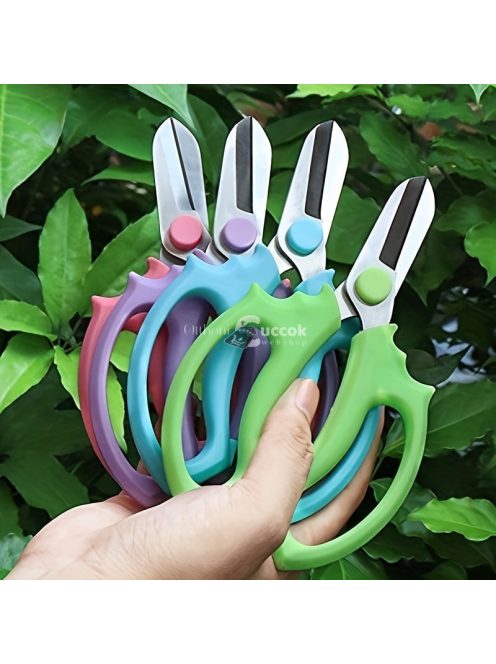 Professzionális metszőolló, kétoldali kényelmes fogantyúval