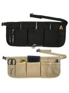 Khaki Praktikus Eszköztartó Derékkötény 12 Zsebbel