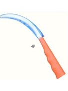 Rozsdamentes acél fogazott pengéjű bozótvágó műanyag nyéllel