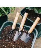 6 db-os mini kertészeti szerszámkészlet, amely alkalmas beltéri cserépültetésre