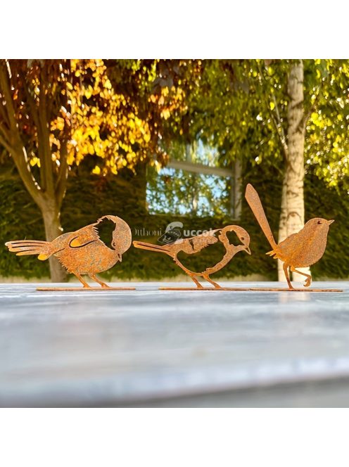 Rusztikus Vas Madár Szobor