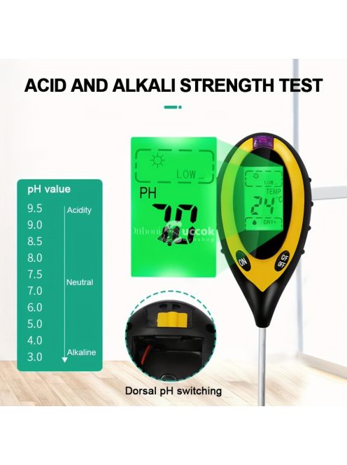 4-az-1-ben Talajvizsgáló Készlet