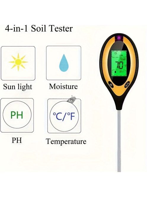 4-az-1-ben Talajvizsgáló Készlet