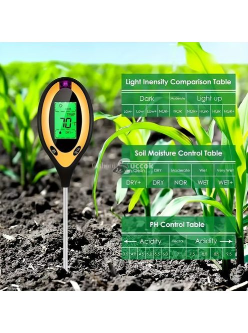 4-az-1-ben Talajvizsgáló Készlet