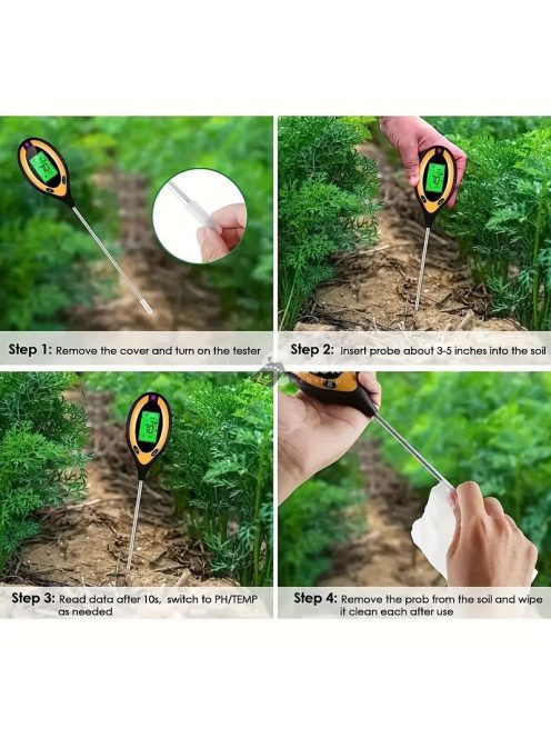 4-az-1-ben Talajvizsgáló Készlet