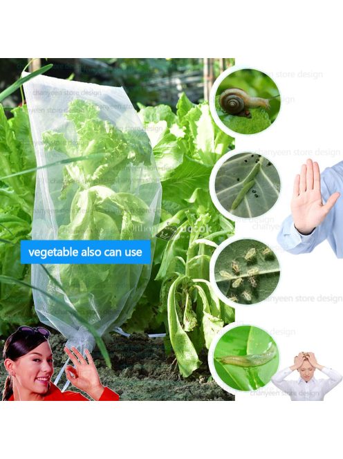 25db 20cmx30cm Gyümölcstermesztő Zsák