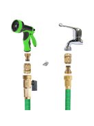 Sárgaréz 3/4 Hüvelykes Szivárgásmentes Víztömlő