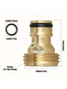 Sárgaréz 3/4 Hüvelykes Szivárgásmentes Víztömlő