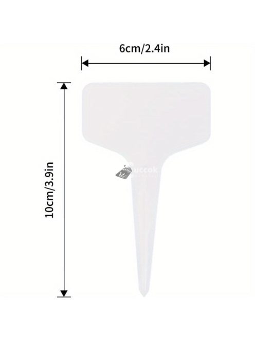 50 db-os PVC T-típusú kerti címke