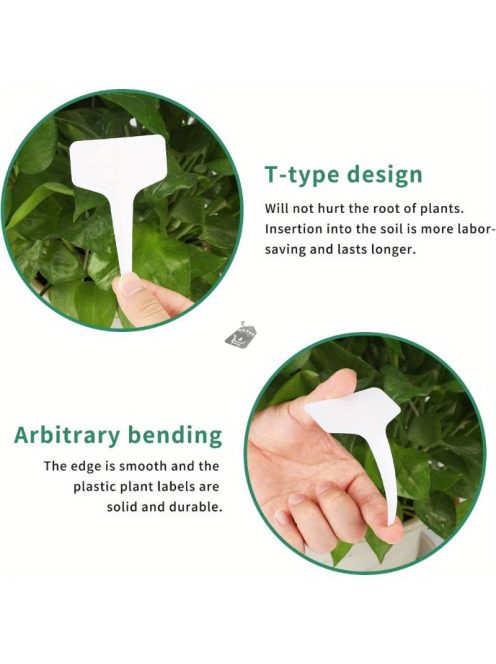 50 db-os PVC T-típusú kerti címke