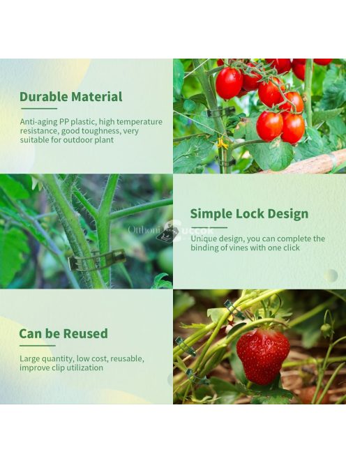 Strapabíró Műanyag Kerti Rácskapcsok