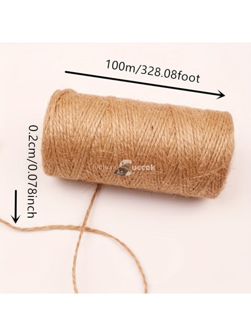 100 m-es természetes juta zsineg