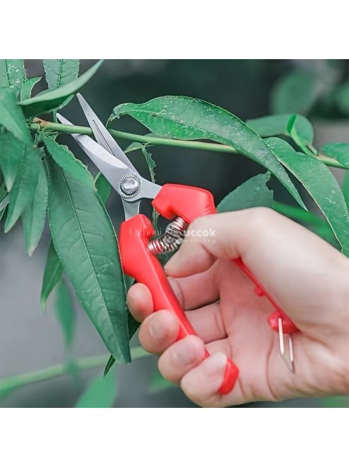 1db Prémium Ergonomikus Rozsdamentes Acél Kerti Olló