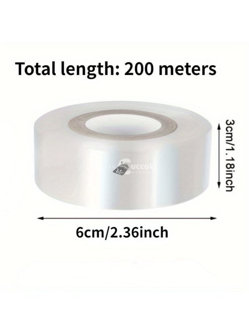 Átlátszó növényoltási szalag