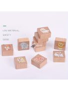 Fa Állatos Busz Puzzle Játék - Fejleszti a Matematikai Készségeket és a Logikát