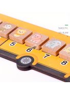 Fa Állatos Busz Puzzle Játék - Fejleszti a Matematikai Készségeket és a Logikát