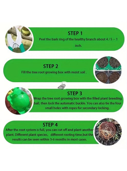 10 db műanyag növénygyökereztető labda