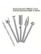 5db elektromos famegmunkáló faragó késkészlet