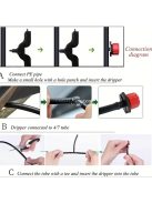 50db Állítható Öntöző Csepegtetők Sprinklerek