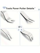 2db Rozsdamentes Acél Pácoló Kihúzó Eszköz